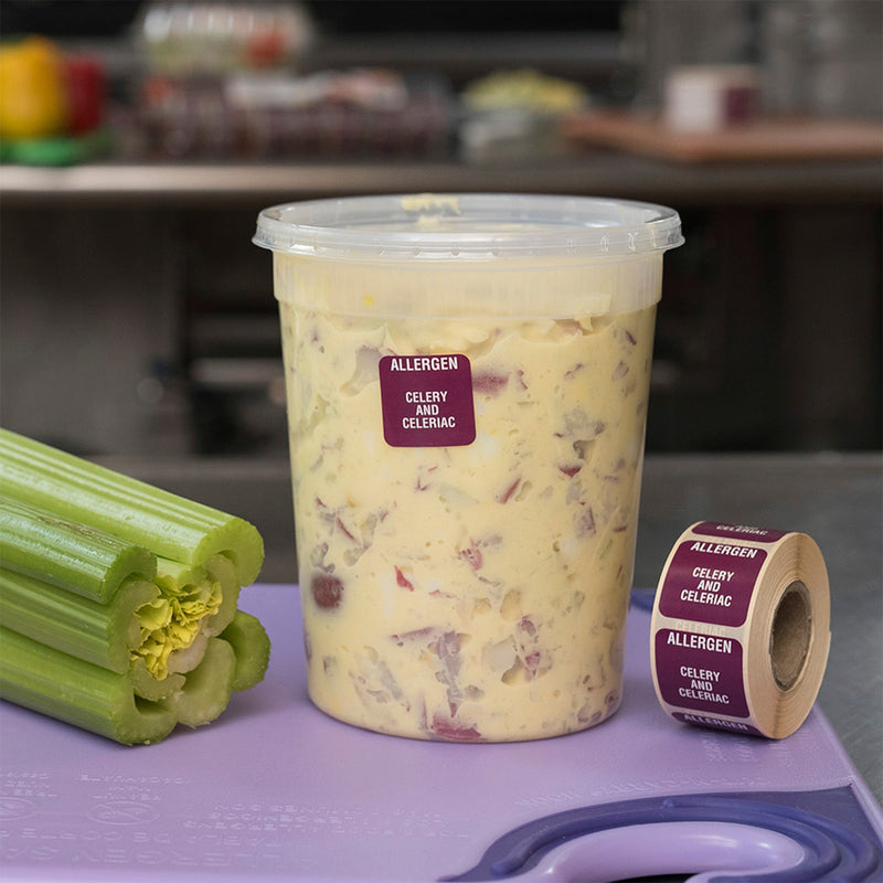 Celery Allergen Warning Label Bidfood Catering Supplies