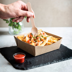 New! Microflute boxes for hot food to go