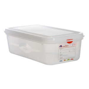 Colour Coded 1/3 Polypropylene Gastronorm Container