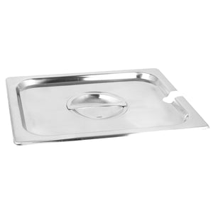 Stainless Steel 1/2 Gastronorm Notched Lid