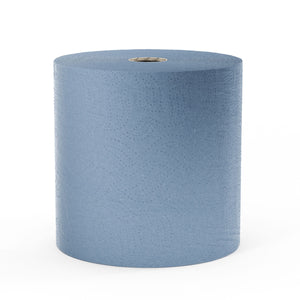 Raphael Recycled Roll Towel Blue 1ply