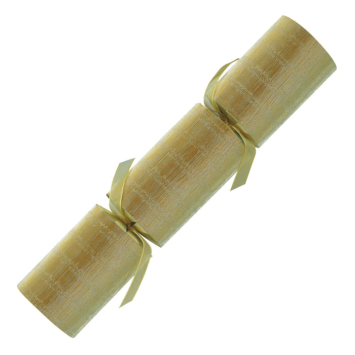 12" Luxury Wide Barrelled Gold Shimmer Crackers