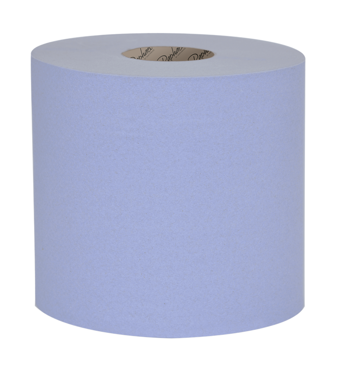 Raphael Recycled Roll Towel Blue 2ply