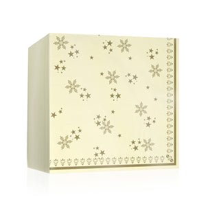 Christmas Snowflake Gold Napkin 40cm 2Ply