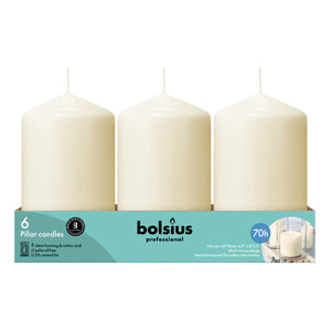 Bolsius Professional Ivory Pillar Candles 150 x 78mm