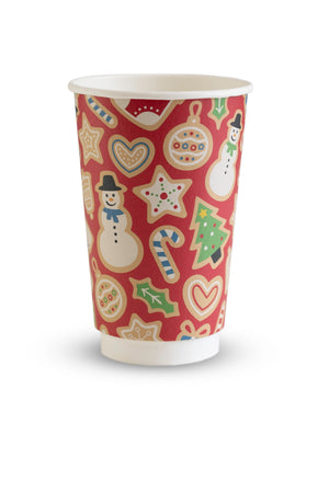 Vegware Compostable Christmas Cup 16oz
