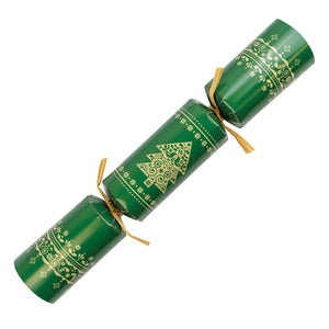 12" Standard Green & Gold Tree Crackers