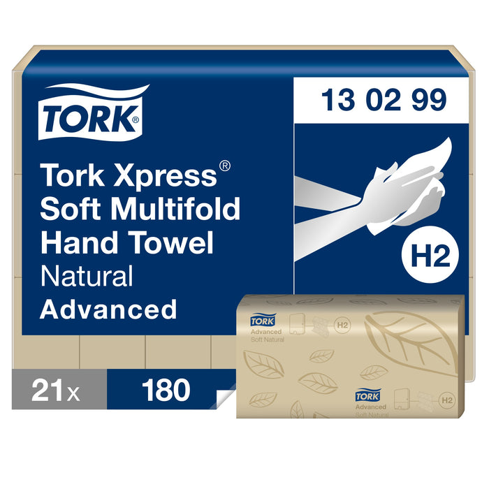 Tork Xpress® Soft Natural Multifold Hand Towel