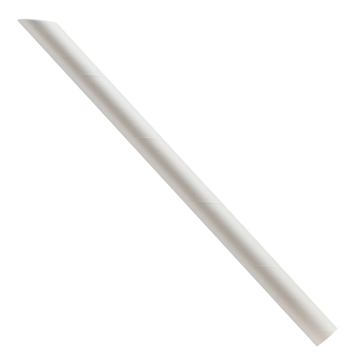 Bubble Tea Straw White 200m x 12mm