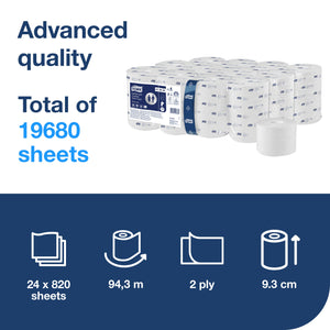 Tork® Optiserve Coreless Toilet Roll 2ply