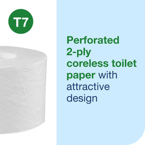 Tork® Optiserve Coreless Toilet Roll 2ply