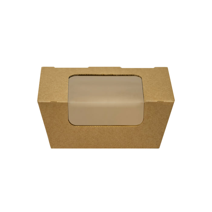 Microflute Kraft Window Hot Food Box