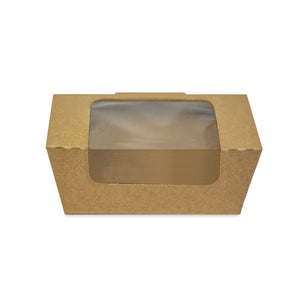 Microflute Kraft Window Hot Food Box