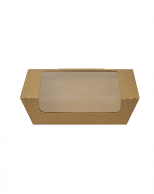 Microflute Kraft Window Hot Food Box