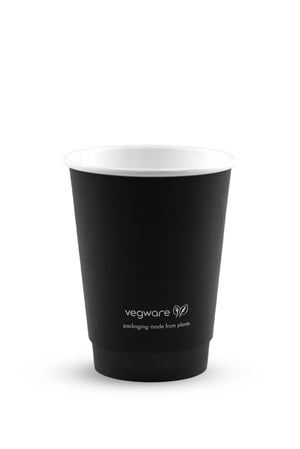 Black Double Wall Hot Cup 8-16oz