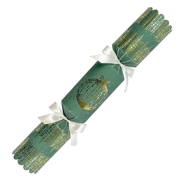 14" Deluxe Green Bauble Cracker
