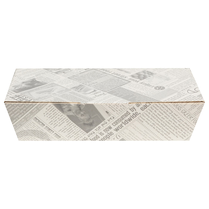 Recyclable Newspaper Print Medium Box