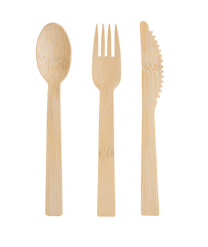 Bamboo 4 Piece Cutlery Set