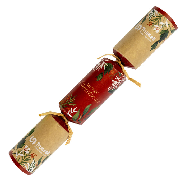 11" Trussell Red Kraft Foliage Cracker