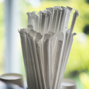 Paper Straw Wrapped 200x6mm