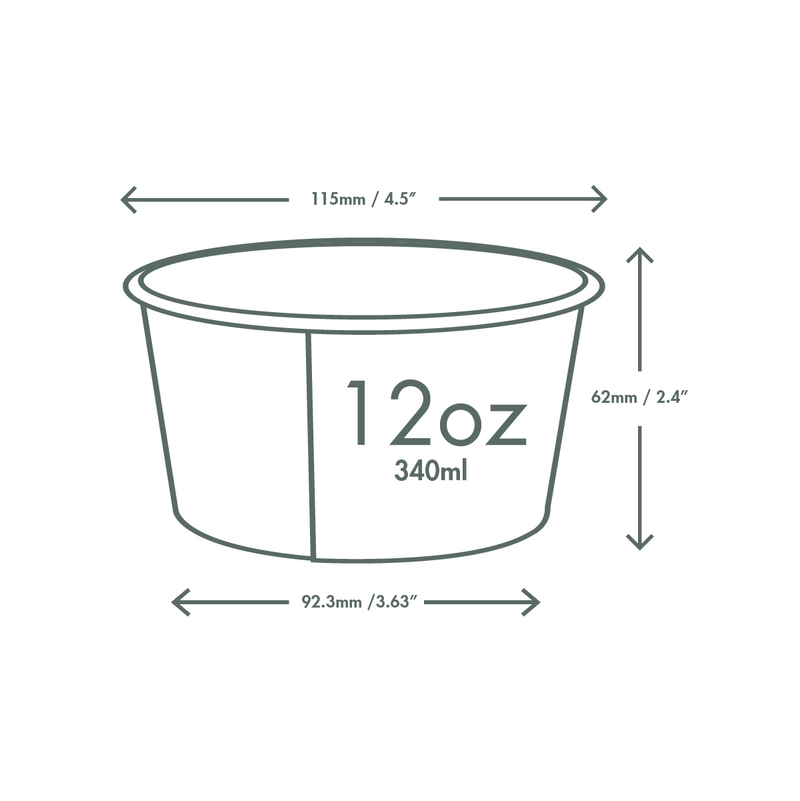Feel Snug Food Container 12oz – Bidfood Catering Supplies