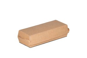 Notpla Hot Dog Clamshell 8x3”