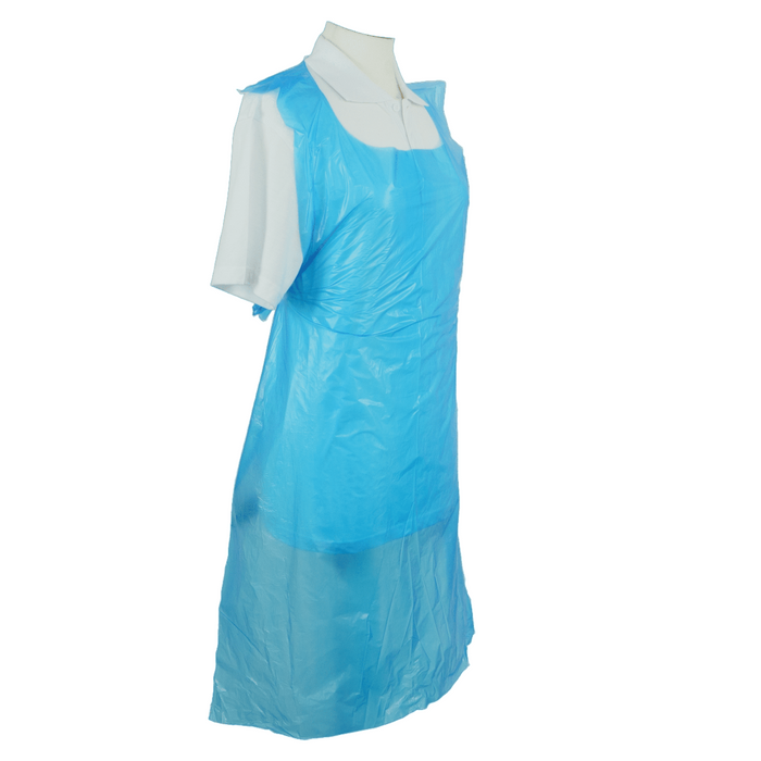 Shield - Blue Standard Length Disposable Aprons in a Pack