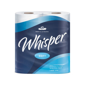 Whisper Soft Luxury Toilet Tissue 2 ply