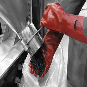 Polyco Polygen Plus (35cm) Red PVC Chemical Resistant Gauntlet