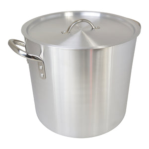 Aluminium Stock Pot & Lid 8L