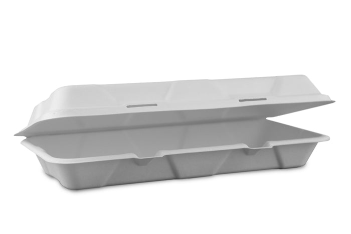 Nourish Moulded FibreClamshell Food Box 12 x 6"