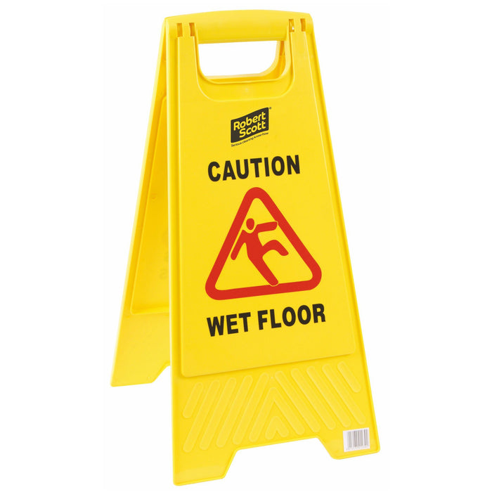 A Wet Floor Sign