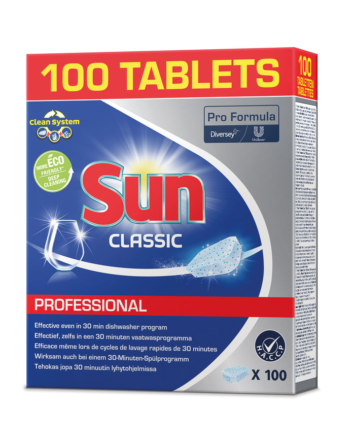 Sun Dishwasher Tablets 100 Wash