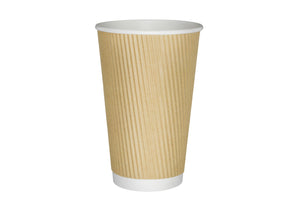 Ripple Kraft Double Wall Hot Cup