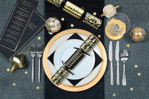 12" Premium Gold & Black Celebration Crackers