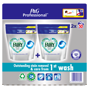 Fairy Professional Non Bio Washing Liquid Pods 100 Washes