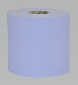 Raphael Recycled Roll Towel Blue 1ply