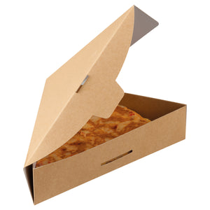Recyclable Kraft Pizza Slice Tray & Lid