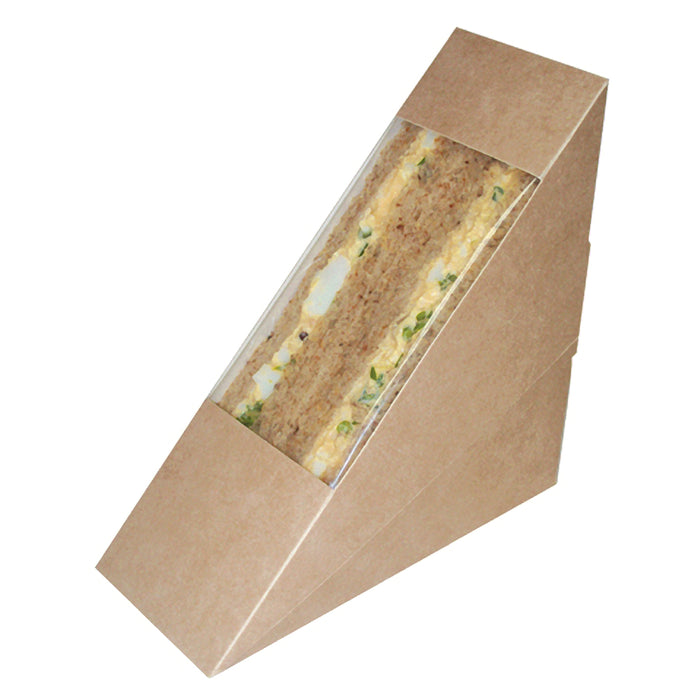 Recyclable Kraft Sandwich Wedge Standard Size