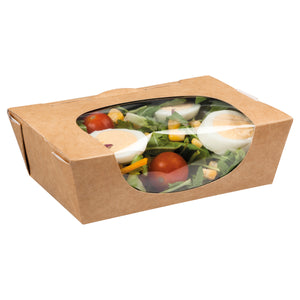 Recyclable Kraft Salad Box Medium