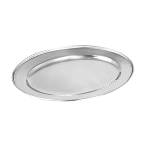 Stainless Oval Flat Tray