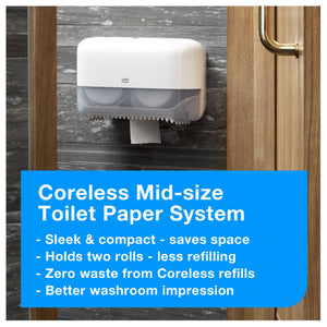 Tork® Coreless Toilet Roll White 2ply