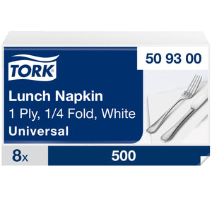 Tork® Lunch Napkin White 1ply