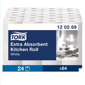 Tork® Extra Absorbent Kitchen Roll White 2ply