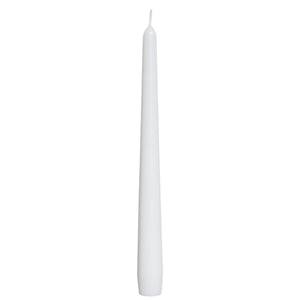 Bolsius Tapered Candle White 23cm