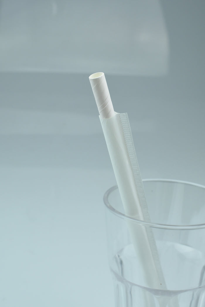 Paper Straw Wrapped 200x6mm