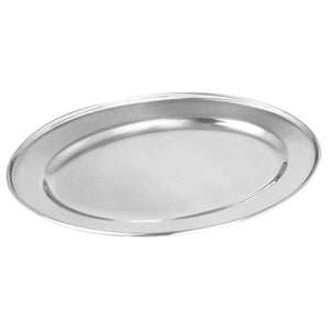 Stainless Oval Flat Tray