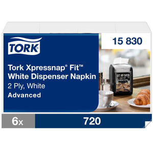 Tork® Xpressnapfit Napkin White 2ply