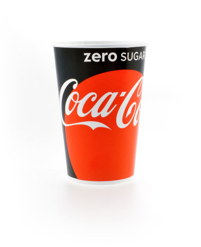 Coke Zero Cold Paper Cups