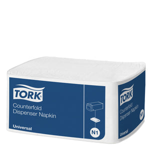 Tork® Counterfold Dispenser Napkin 1ply White